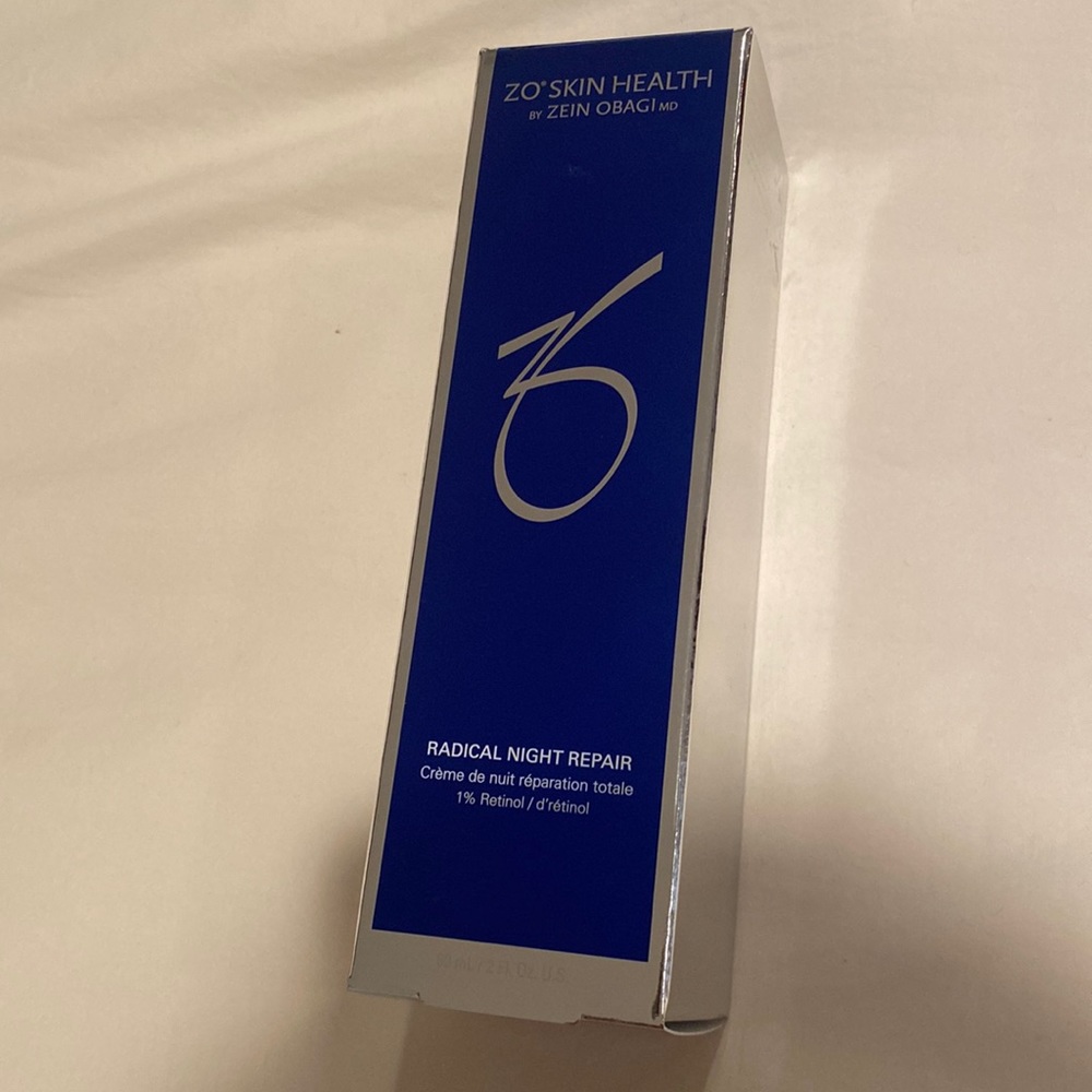 Brand new, never opened ZO Skin Radical Night Repair.